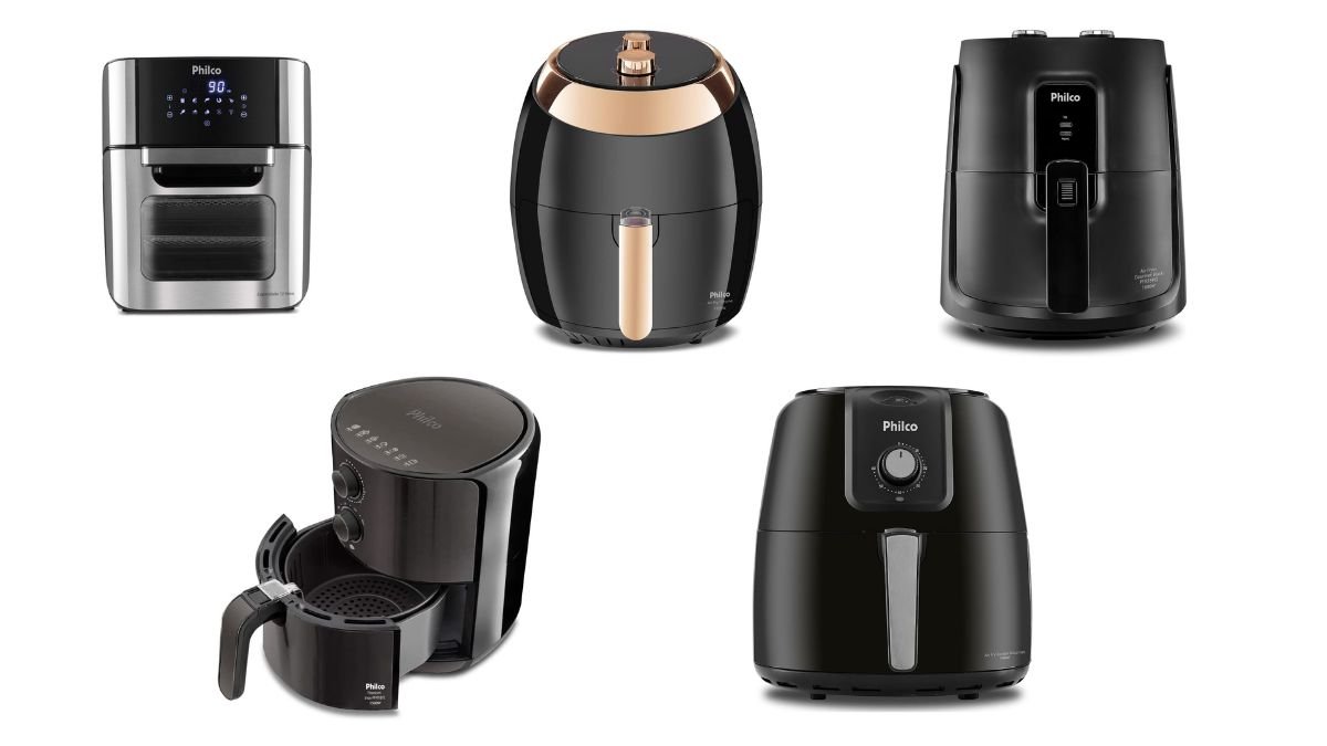 Fritadeira Air Fry Philco modelo moderno para cozinha saudável