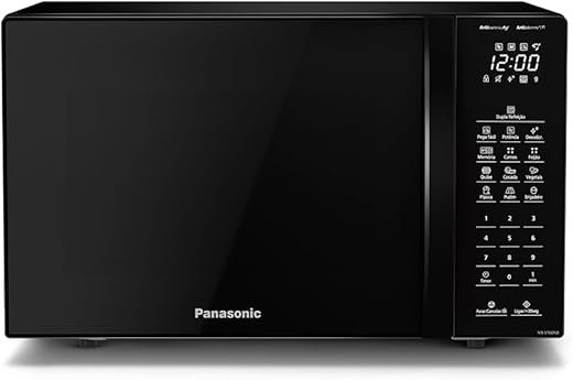 Panasonic Micro-ondas 34L Black Glass 127v NN-ST66NBRU