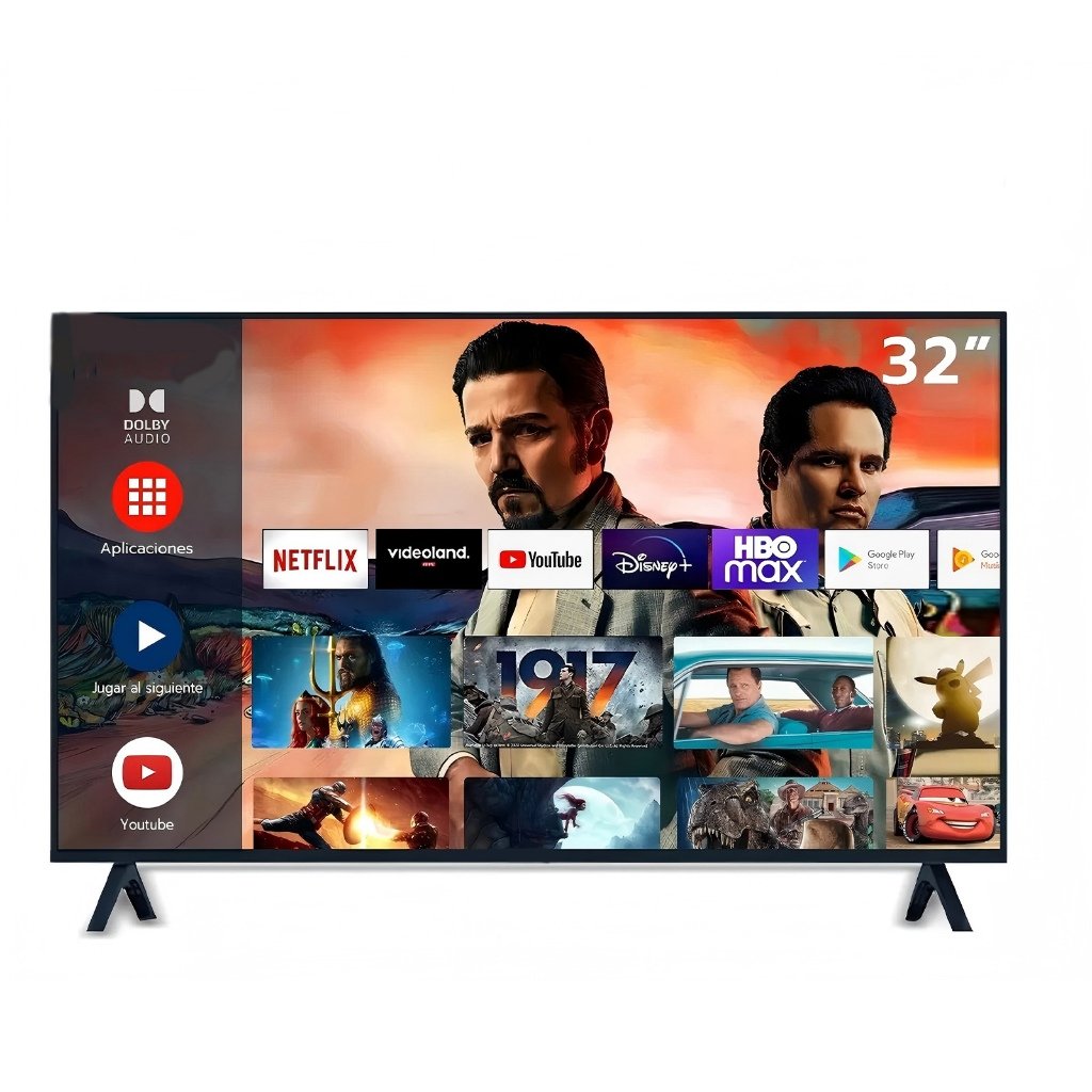 Smart TV RAY VASI (32/24/40/43 Polegadas) LED HD Android HDMI USB Wi-Fi 100/240V De Com Controle Remoto Padrão