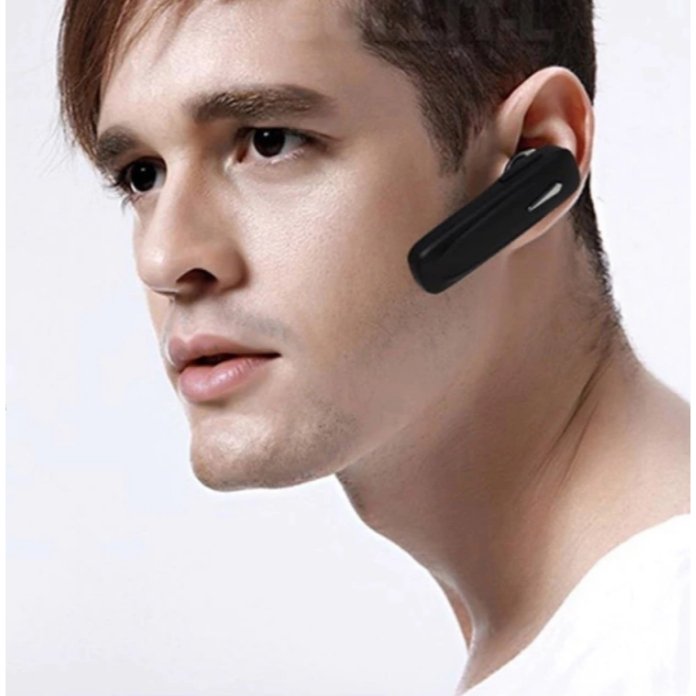 Fone sem fio Bluetooth MINI Fone Sem Fio Micro Lado Único Preto Com Microfone Celular Android, Iphone/ Fone Intra-Auricular Bluetooth Esportivo- a163PROMOÇÃO